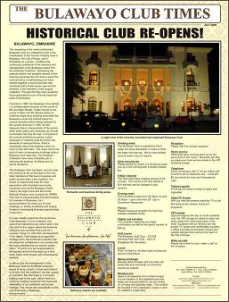 BULAWAYO Club Reopens july 2009