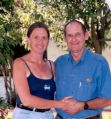 Xavier Begemann and his daughter Lori (1999)